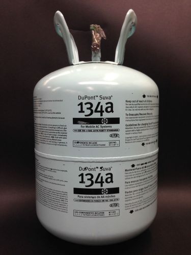 *new* dupont 30 lb can / tank suva refrigerant r-134a *sealed* free shipping