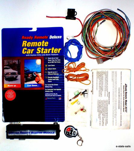 Deluxe remote car starter w keyless entry &amp; basic alarm 24927 by design tech new