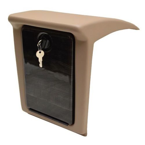 Ranger boats 211 reata 8 3/4 x 12 1/4 inch marine tan glove box console w/ keys