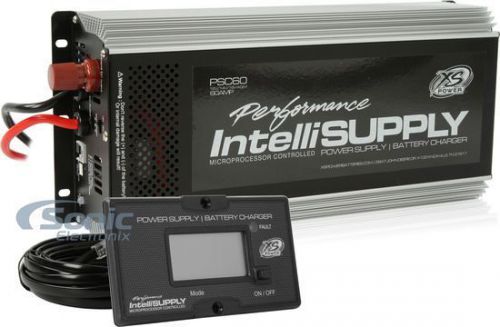 New! xs power psc60 multi-stage 12v-16v battery charger &amp; 60a power supply