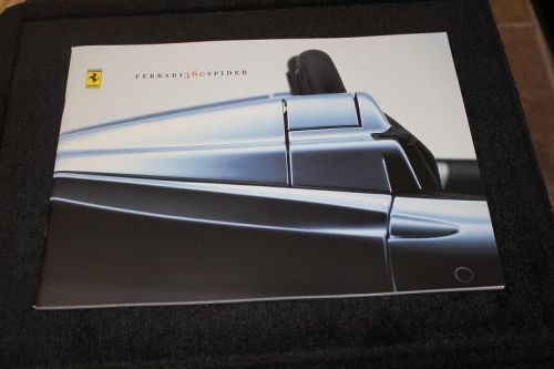 Ferrari 360 spider sales brochure 2000-2005 - 360 spyder  perfect shape