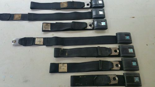 1969 camaro z28 ss black seat belts