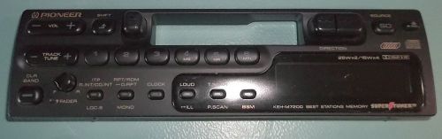 Pioneer am-fm cassette receiver detachable faceplate keh-m7200