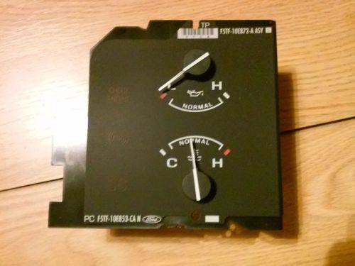 1992 - 1996 ford f150 f250 f350 bronco oil pressure temp gauge f5tf-10e853-ca n