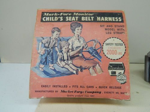 Ford chevy mopar  old car childs seat belt harness