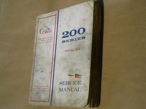 Cessna 200 seies 1960 thru 1965 service manual