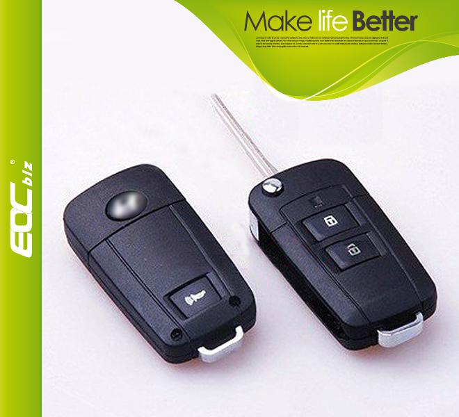 B0254 folding remote key shell for hyundai tucson kia soul 2 buttons no chip