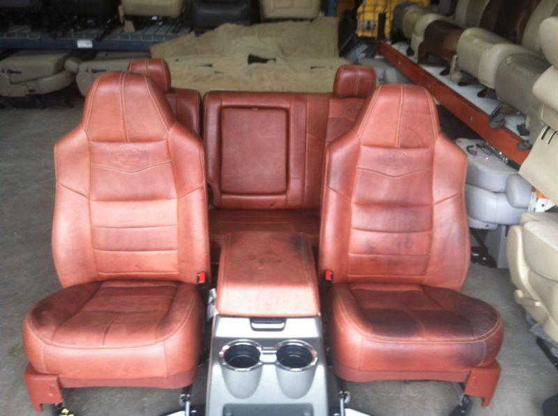 1999-2010 ford f250 f350 front king ranch seats 
