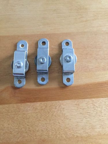 Boat hardware flag halyard blocks