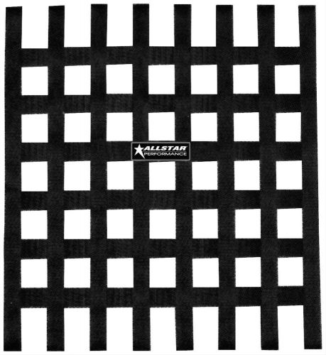 Allstar performance window net 1 in webbing 18 in square black p/n 10290