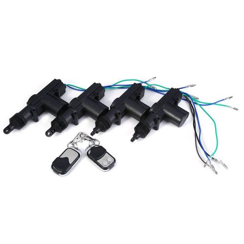 Car remote central alarm security kit 4 door bracket locking power keyless new