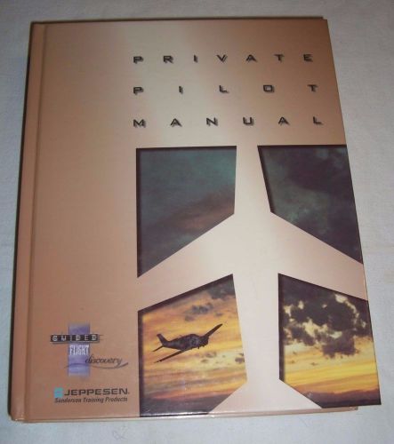 Private pilot manual 2000 w/ cd airplane flight training textbook instructions x