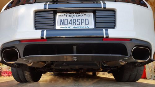 Rear diffuser splitter for 2013-2014 shelby gt500 mustangs