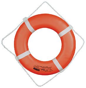 Cal-june go20 20 orange ring buoy w/straps