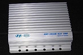 Kia soul 10-11 amplifier amp-280am 8ch amp 96370-2k000 oem used tested