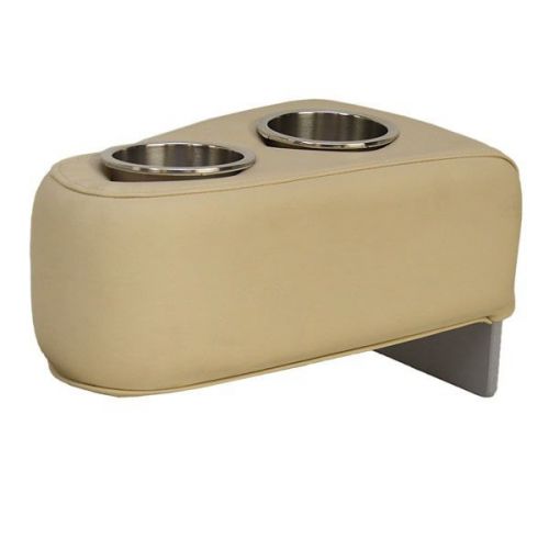 Godfrey 281511 oem beige vinyl removable pontoon boat cup holder armrest