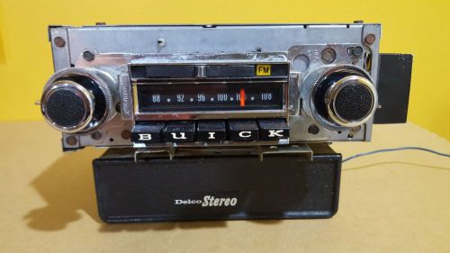1968 69 70 buick electra rivierags wildcat delco am/fm stereo radio multiplex