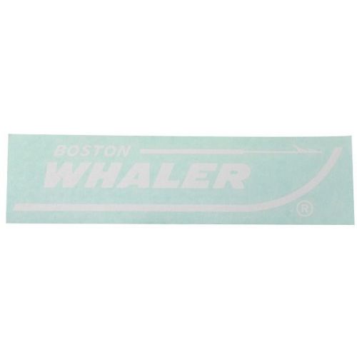 Boston whaler boats white vinyl window decal 10" car boat
