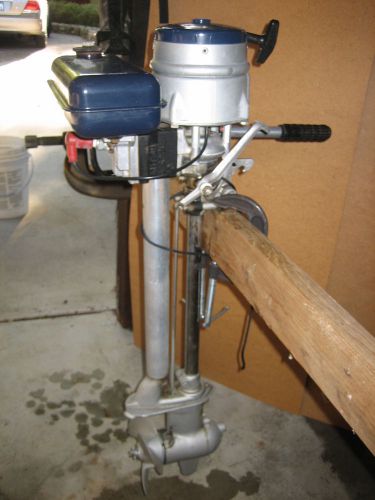 British seagull 55 efpc outboard motor with owners manual - excellent condition