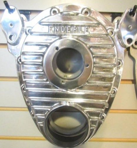 Enderle timing cover sb chevy polished  -new   265-327-350-400