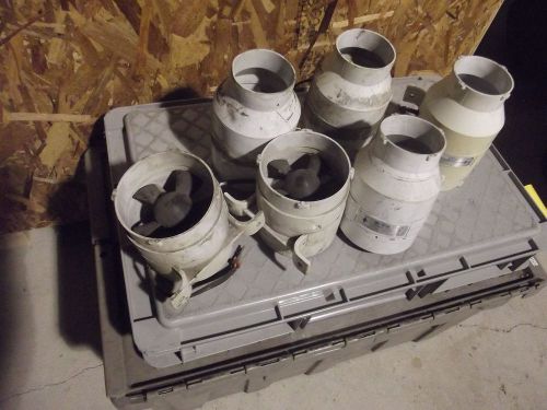 Detmar 12 volt plastic 3" brake blower fan  nascar  raceused 6 total