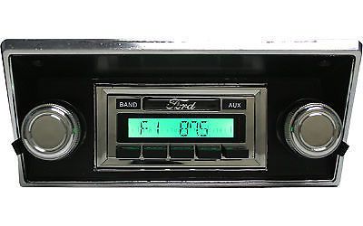 1968-1972 ford pick up truck radio, usa-230 custom autosound 68-72  ipod aux xm