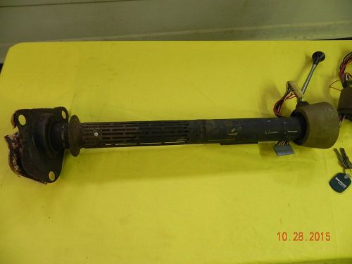 Original mopar plymouth duster steering column assembly w/ wiring harness &amp; keys