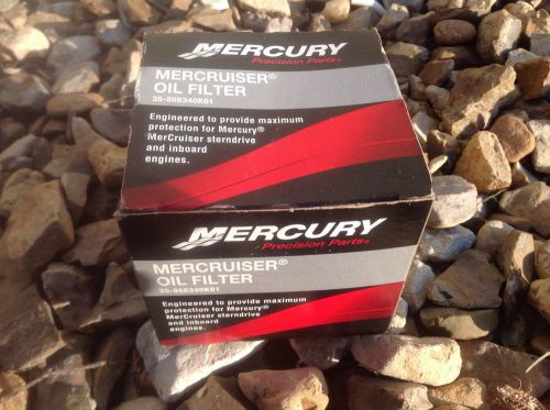 Mercury mercruiser oem engine oil filter 35-866340k01 v8, 4 cylinder gm