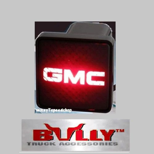 Gmc hitch cover 2&#034; inch receiver box plug trailer 3rd brake tail light draw bar