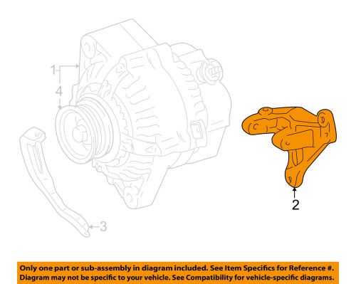 Toyota oem 92-01 camry 2.2l-l4-alternator mount bracket 1251174100