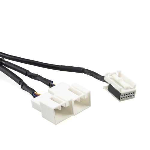 Y adapter cables cd changer incl. switcher for vw audi seat skoda with 12-pin