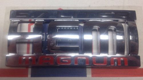 New o.e.m 2003-2005 dodge ram 5.7 liter hemi magnum  emblem chrome