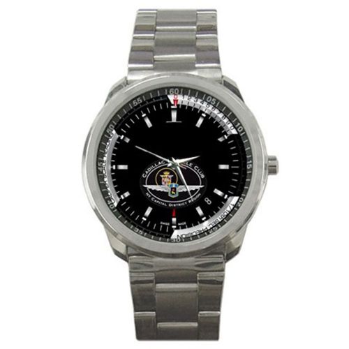 Rare item cadillac lassale  sport metal watch