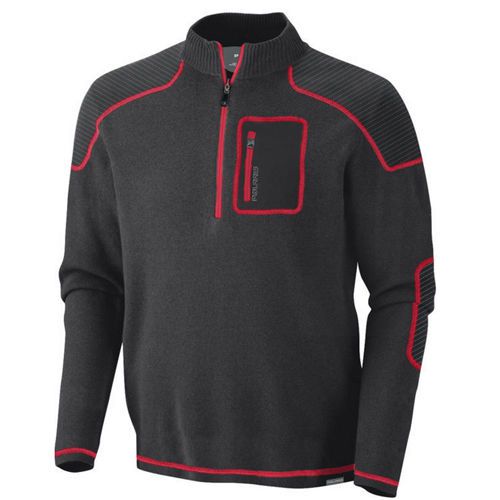 Polaris blackcomb 1/4 zip red large