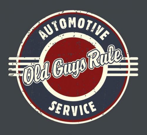 Old guys rule t-shirt cotton automotive expert at everything theme grey men&#039;s xl