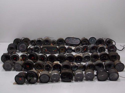 Lot of 59 vintage 70's 80's tachs speedometers mostly snowmobile some cycle
