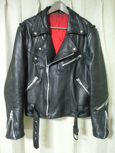 Vtg janbell leather motorcycle jacket death metal shirt nwobhm venom entombed