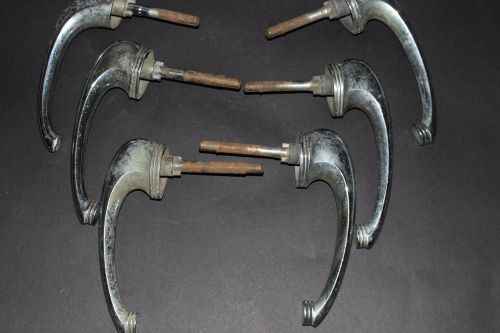 Full set of 4 1940 1941 cadillac lasalle exterior door handle handles