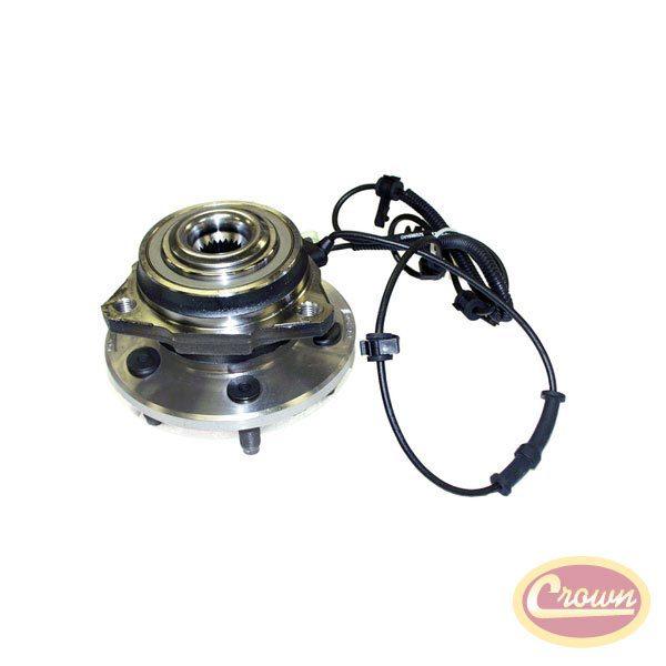 Front hub & bearing (right) - crown# 52128692aa