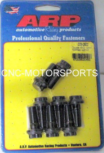 Arp flywheel bolt kit 203-2802 toyota 1.6l 4age dohc 8pcs 1.050 uhl m10 x 1.25