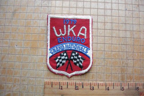 1979 world karting association grand nationals  (daytona) old  embroidered patch