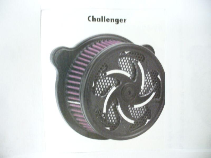 Xtreme machine air cleaner black challenger; harley 01-13 xl models.