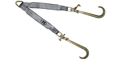 V bridle strap tow j hooks 3''x30'' legs 3ply t hooks