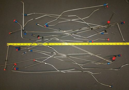 3/16" stainless steel brake lines -3  fittings  20-30" +/- racing hot rod nascar