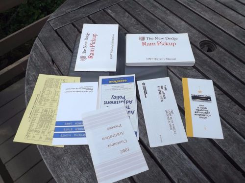 1997 dodge ram pickup truck owners manual good condition free shipping