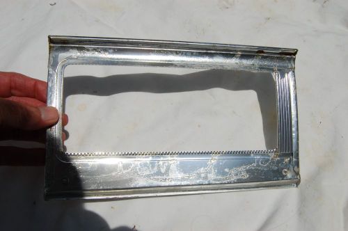 1964 plymouth fury am/fm radio bezel original