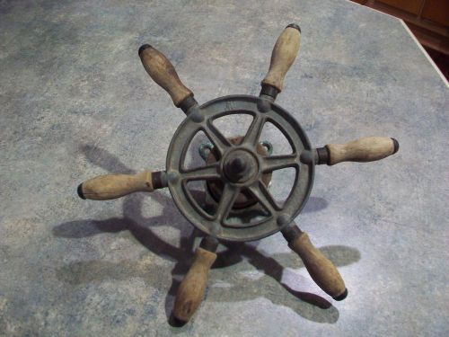 Vintage boat steering wheel.wilcox crittendon.helm.sailboat.12 inch.