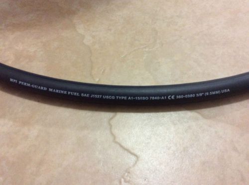 Fuel line hose 3/8" uscg a1 mpi permguard epa marine gas diesel inboard 360-0380