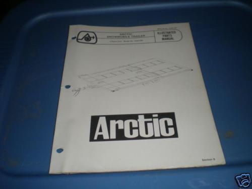 Arctic cat parts list manual 4 place trailer