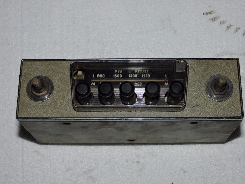 Antique car radio pye  not tested for parts or restored